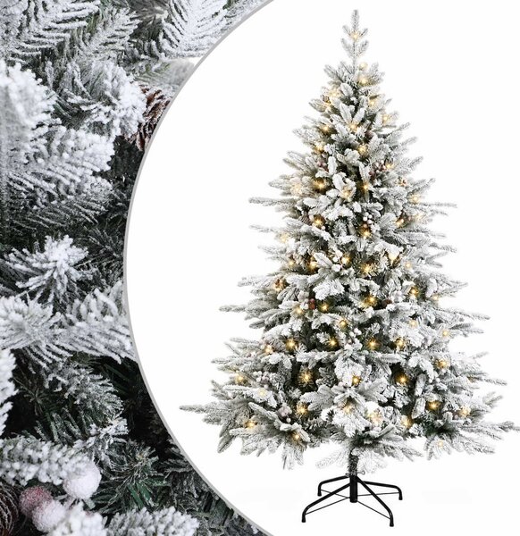 Műanyag Hajtogatós Karácsonyfa 120 cm 150 LED Meleg fehér