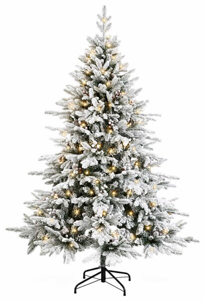 Műanyag Hajtogatós Karácsonyfa 120 cm 150 LED Meleg fehér