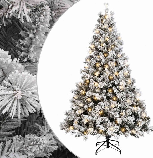 Műanyag Hajtogatós Karácsonyfa 120 cm 150 LED Meleg fehér