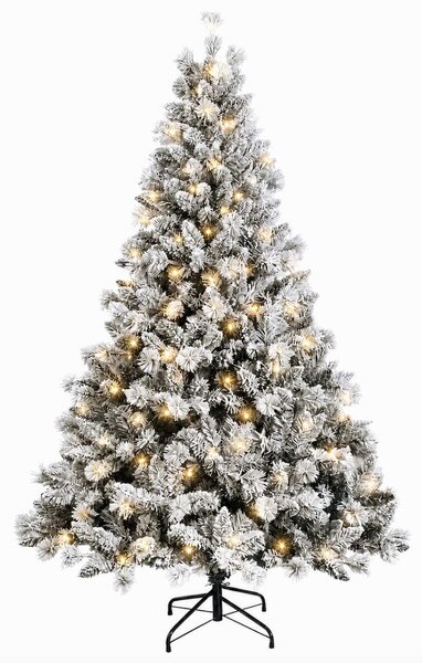 Műanyag Hajtogatós Karácsonyfa 120 cm 150 LED Meleg fehér