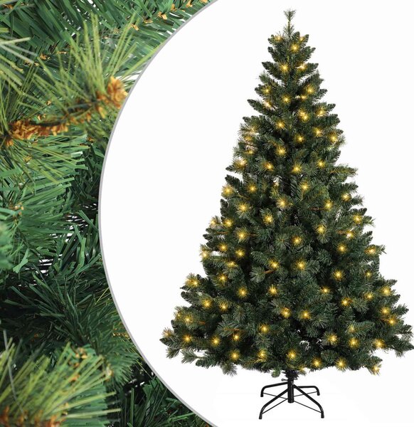 Műanyag Hajtogatós Karácsonyfa 120 cm 150 LED Meleg fehér