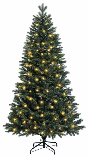 Műanyag Hajtogatós Karácsonyfa 120 cm 150 LED Meleg fehér