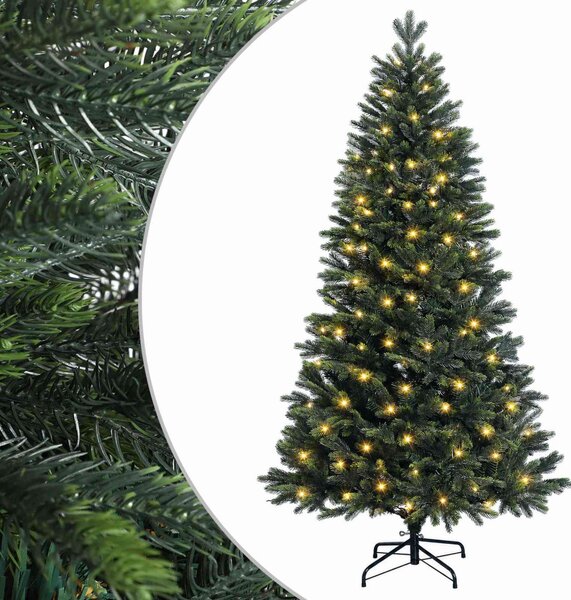 Műanyag Hajtogatós Karácsonyfa 120 cm 150 LED Meleg fehér