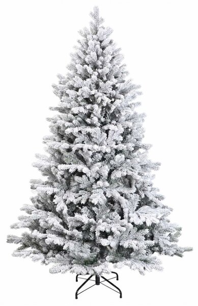 Műfenyő gömbökkel 180 cm 300 LED Meleg fehér PVC és fém
