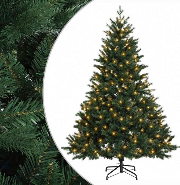 Műanyag Hajtogatós Karácsonyfa 120 cm 150 LED Meleg fehér