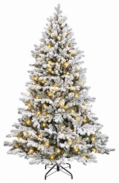 Műanyag Hajtogatós Karácsonyfa 150 cm 150 LED Meleg fehér
