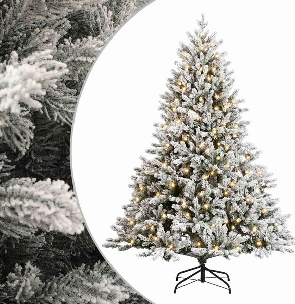 Műanyag Hajtogatós Karácsonyfa 120 cm 150 LED Meleg fehér