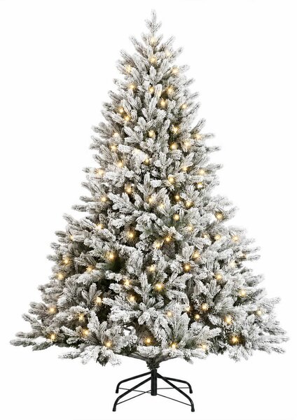 Műanyag Hajtogatós Karácsonyfa 120 cm 150 LED Meleg fehér