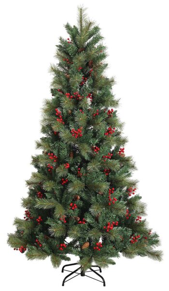 Műanyag Hajtogatós Karácsonyfa 150 cm 150 LED Meleg fehér