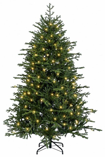 Műanyag Hajtogatós Karácsonyfa 150 cm 150 LED Meleg fehér