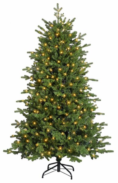 Műanyag Hajtogatós Karácsonyfa 120 cm 150 LED Meleg fehér
