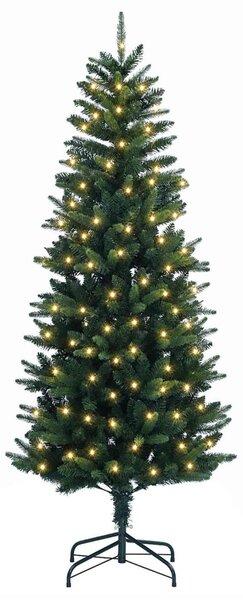 Műanyag Hajtogatós Karácsonyfa 120 cm 150 LED Meleg fehér