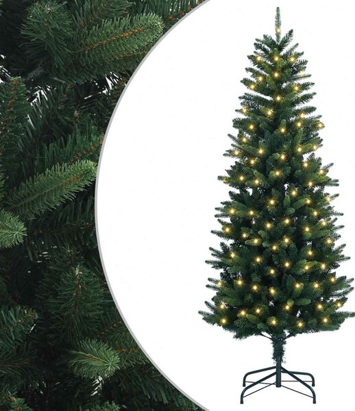 Műanyag Hajtogatós Karácsonyfa 120 cm 150 LED Meleg fehér