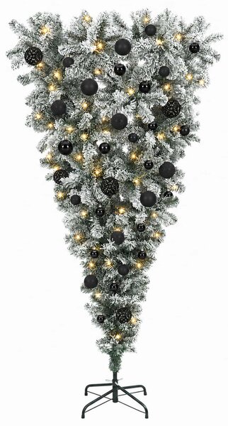Felfordított Műfenyő Karácsonyfá 150 cm 150 LED Meleg fehér
