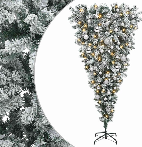 Felfordított Műfenyő Karácsonyfá 150 cm 150 LED Meleg fehér