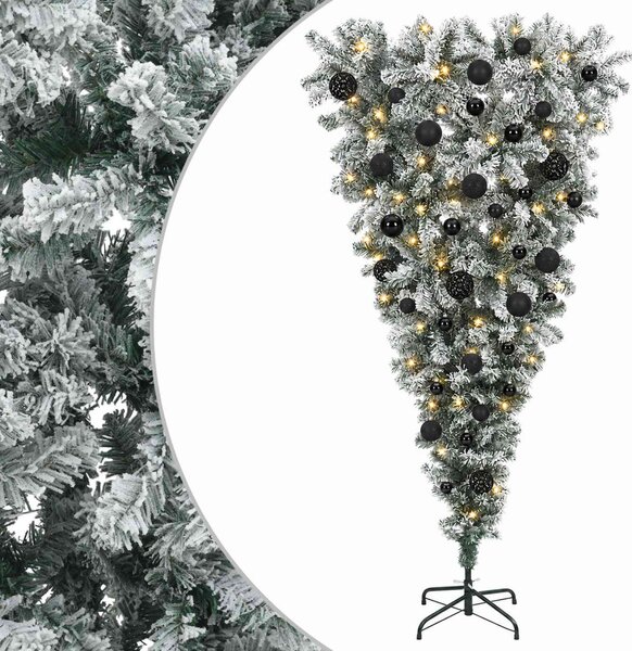 Felfordított Műfenyő Karácsonyfá 150 cm 150 LED Meleg fehér