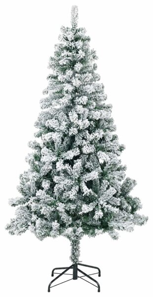 Műfenyő gömbökkel 120 cm 150 LED Meleg fehér PVC és fém
