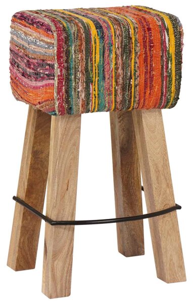 Bárszék 2 db Sokszínű 44 x 33 x 74 cm Valódi Bőr