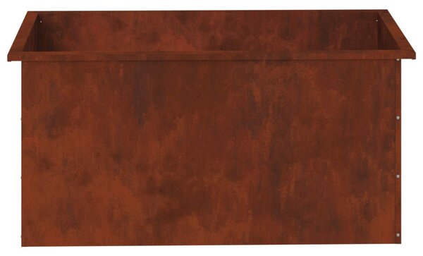 Led-es kerti virágláda Rozsdás 50 x 100 x 48 cm