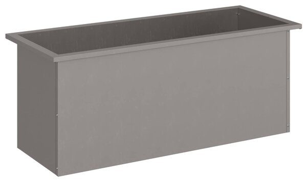 Led-es kerti virágláda Rozsdás 40 x 100 x 40 cm