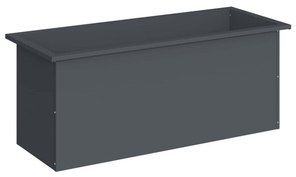 Led-es kerti virágláda Antracit 40 x 100 x 40 cm Acél
