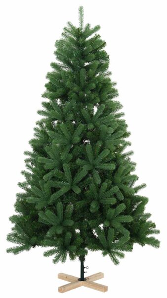 Mű karácsonyfa 120 cm 150 LED Meleg fehér PVC Zöld