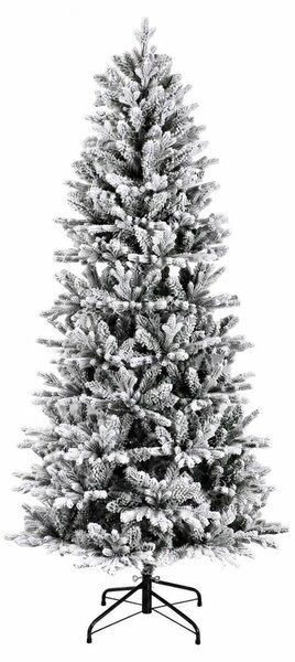 Műkarácsonyfa gömbbel 150 cm 150 LED Meleg fehér PVC és PE