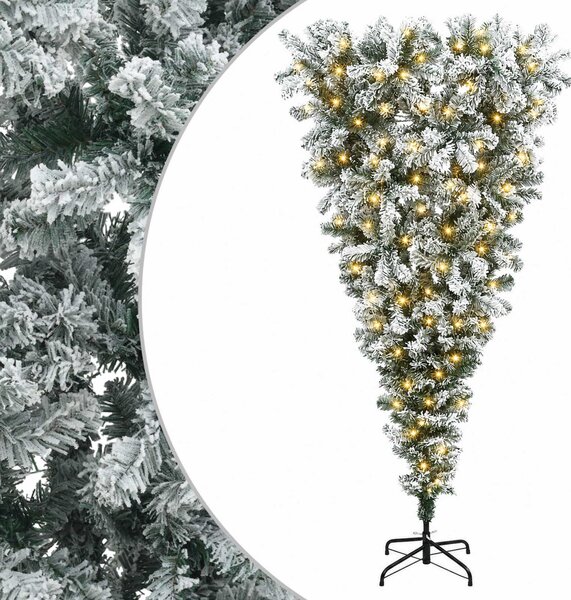 Felfordított Műfenyő Karácsonyfá 150 cm 150 LED Meleg fehér