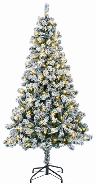 Műanyag Hajtogatós Karácsonyfa 120 cm 150 LED Meleg fehér