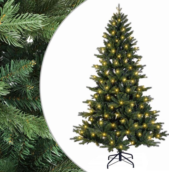 Műanyag Hajtogatós Karácsonyfa 120 cm 150 LED Meleg fehér