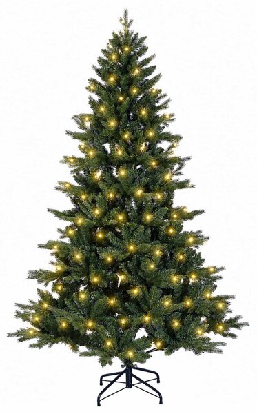 Műanyag Hajtogatós Karácsonyfa 120 cm 150 LED Meleg fehér