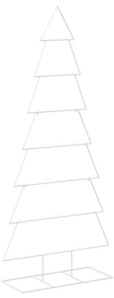 Fém karácsonyfa állvánnyal KUOPIO 210 cm Acél Fehér