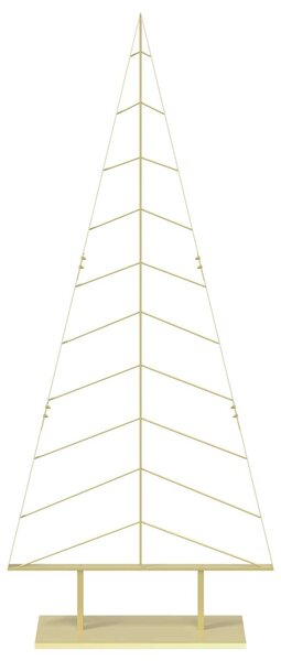 Fém karácsonyfa állvánnyal KUOPIO 210 cm Acél Arany