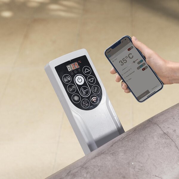 Lay-Z-Spa Róma Airjet EnergySense masszázsmedence 180 x 180 x 71 cm 2025