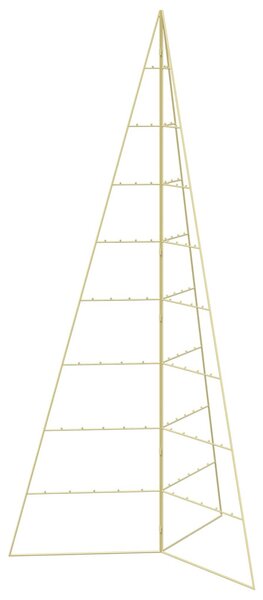 Fém karácsonyfa összecsukható állvánnyal KUOPIO 210 cm Acél