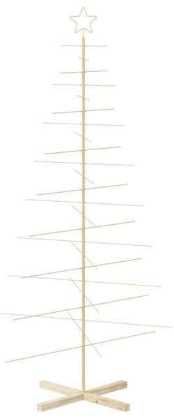 Fém karácsonyfa állvánnyal KUOPIO 210 cm Acél Arany