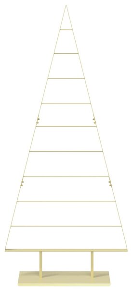 Fém karácsonyfa KUOPIO 210 cm Acél Arany