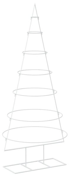 Fém karácsonyfa állvánnyal KUOPIO 180 cm Acél Fehér