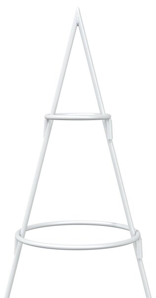 Fém karácsonyfa állvánnyal KUOPIO 150 cm Acél Fehér