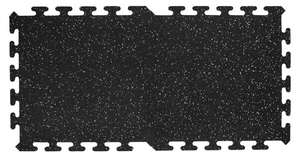 Multy home Gumi csempe FITNESS CSEMKE 50 x 50 cm, fekete