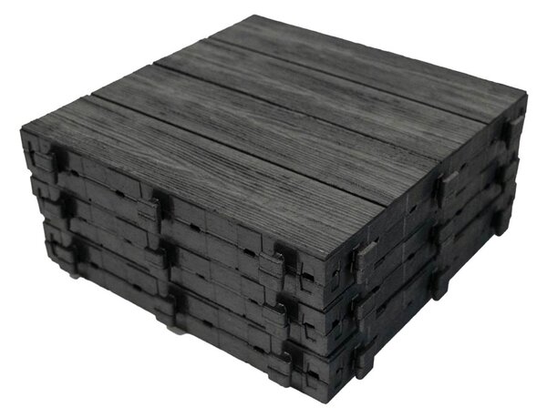 Multy home Gumi csempe ARISTA Wood 30 x 30 cm, szürke