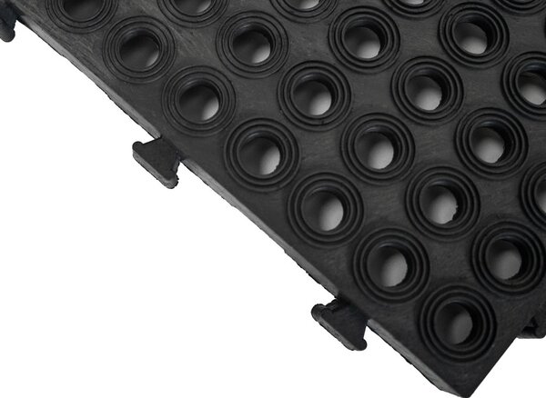 Multy home Gumi csempe EXTREME DRAINAGE 45 x 45 cm, fekete