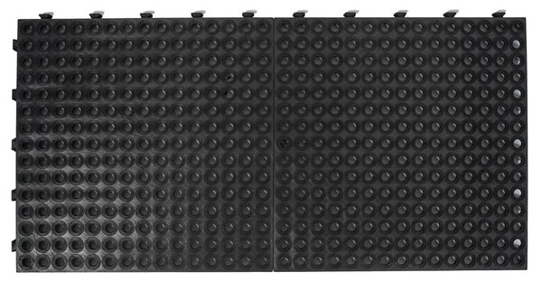 Multy home Gumi csempe EXTREME DRAINAGE 45 x 45 cm, fekete