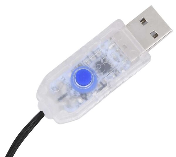 LED-es cseresznyevirágfa 84 meleg fehér LED-del 120 cm