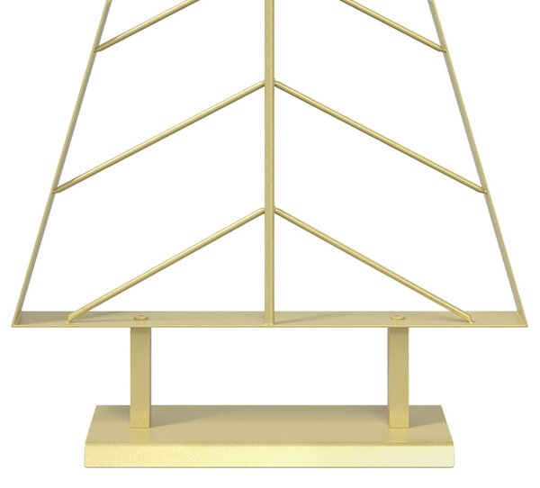 Fém karácsonyfa állvánnyal KUOPIO 90 cm Acél Arany