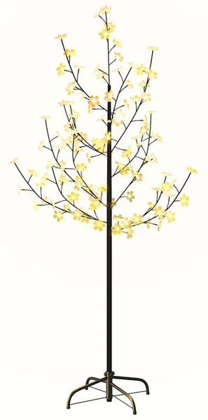 LED-es cseresznyevirágfa 84 meleg fehér LED-del 120 cm