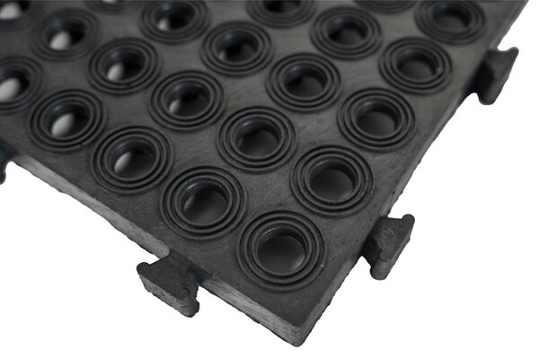 Multy home Gumi csempe EXTREME DRAINAGE 45 x 45 cm, fekete