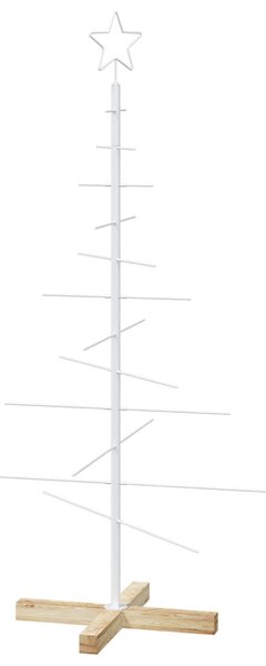 Fém karácsonyfa állvánnyal KUOPIO 120 cm Acél Fehér