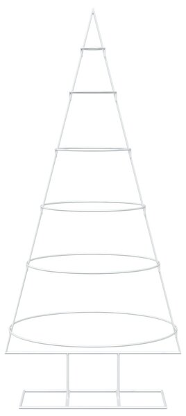 Fém karácsonyfa állvánnyal KUOPIO 150 cm Acél Fehér