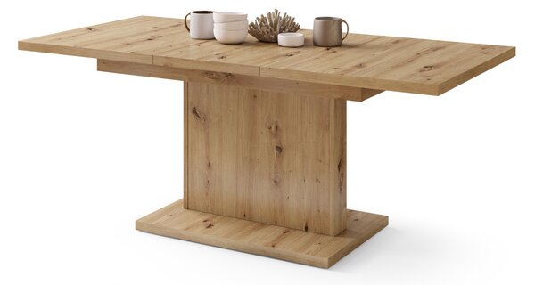 Mazzoni ASTON MINI Artisan Tölgy - MODERN NYITHATÓ EMELHETŐ DOHÁNYZÓASZTAL ÉTKEZŐASZTAL ÁTALAKÍTHATÓ ASZTAL